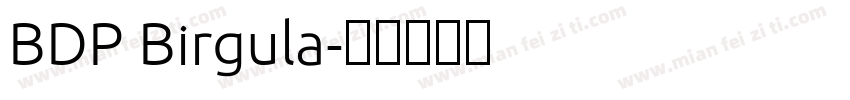 BDP Birgula字体转换